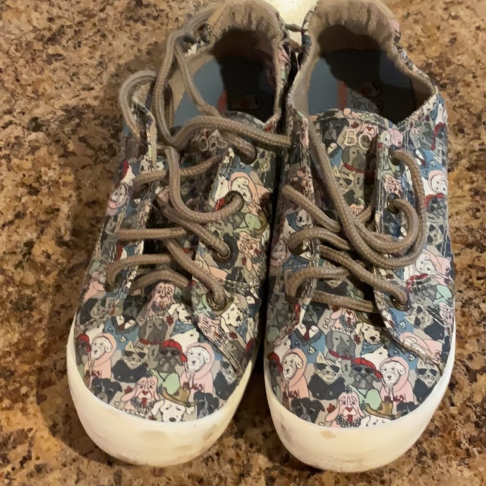 Skechers Gray and White Casual High-Top Sneakers